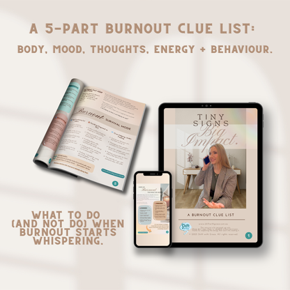 🔍 Tiny Signs. Big Impact. A Burnout Clue List